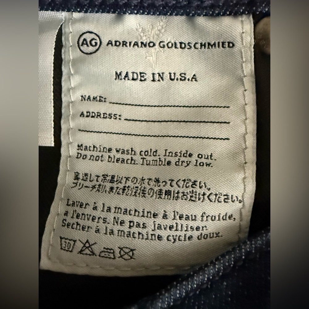 AG Adriano Goldschmied “The Legging Super Skinny Fit” Mid Rise Dark Wash Jeans - Picture 10 of 10